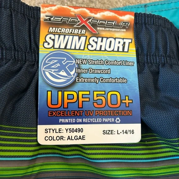 NWT!!!!  Boys swimsuit set size 14 - Picture 4 of 6
